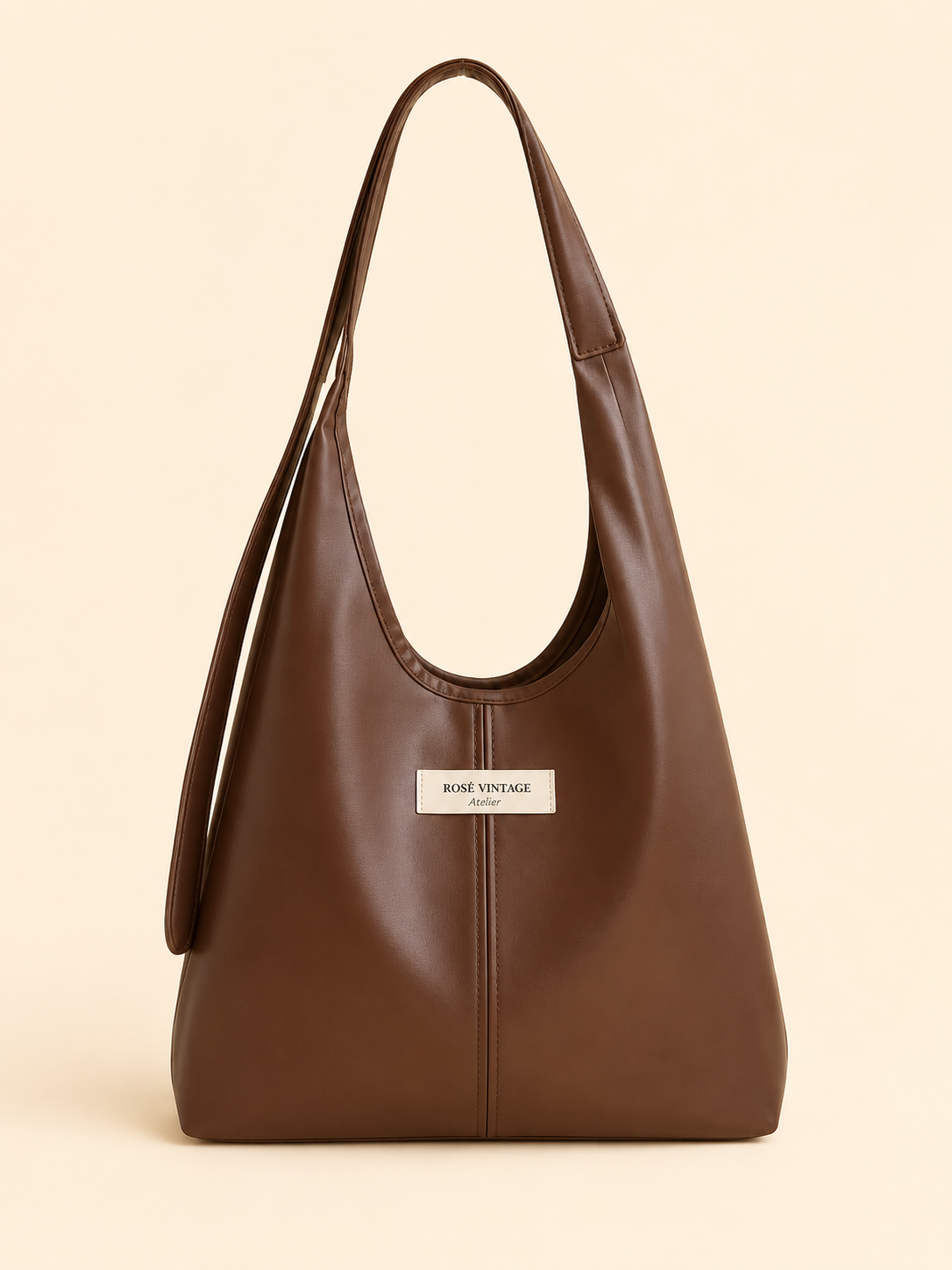 Classic Brown Shoulder Bag