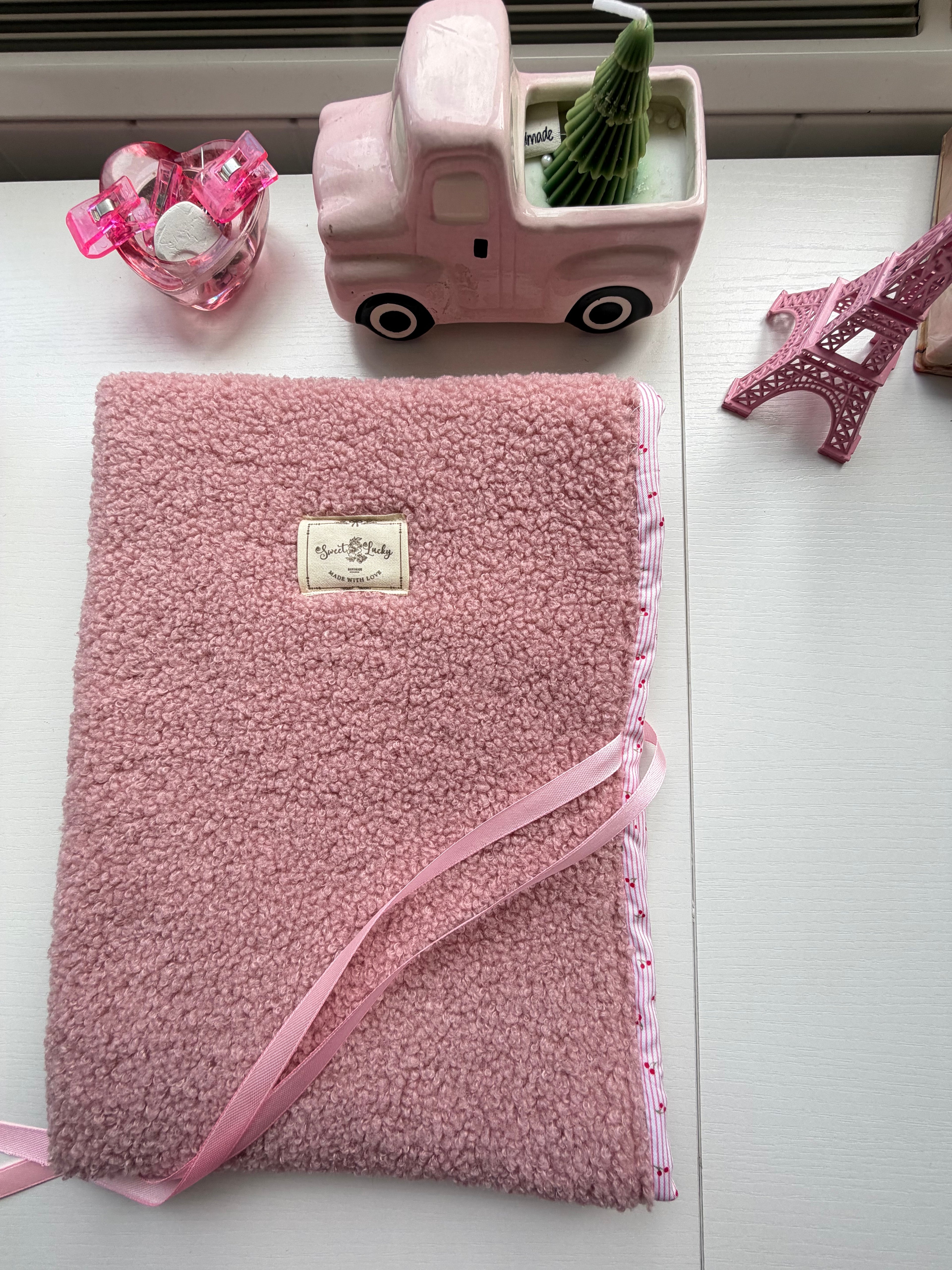 Tablet sleeves teddy pink 🤍