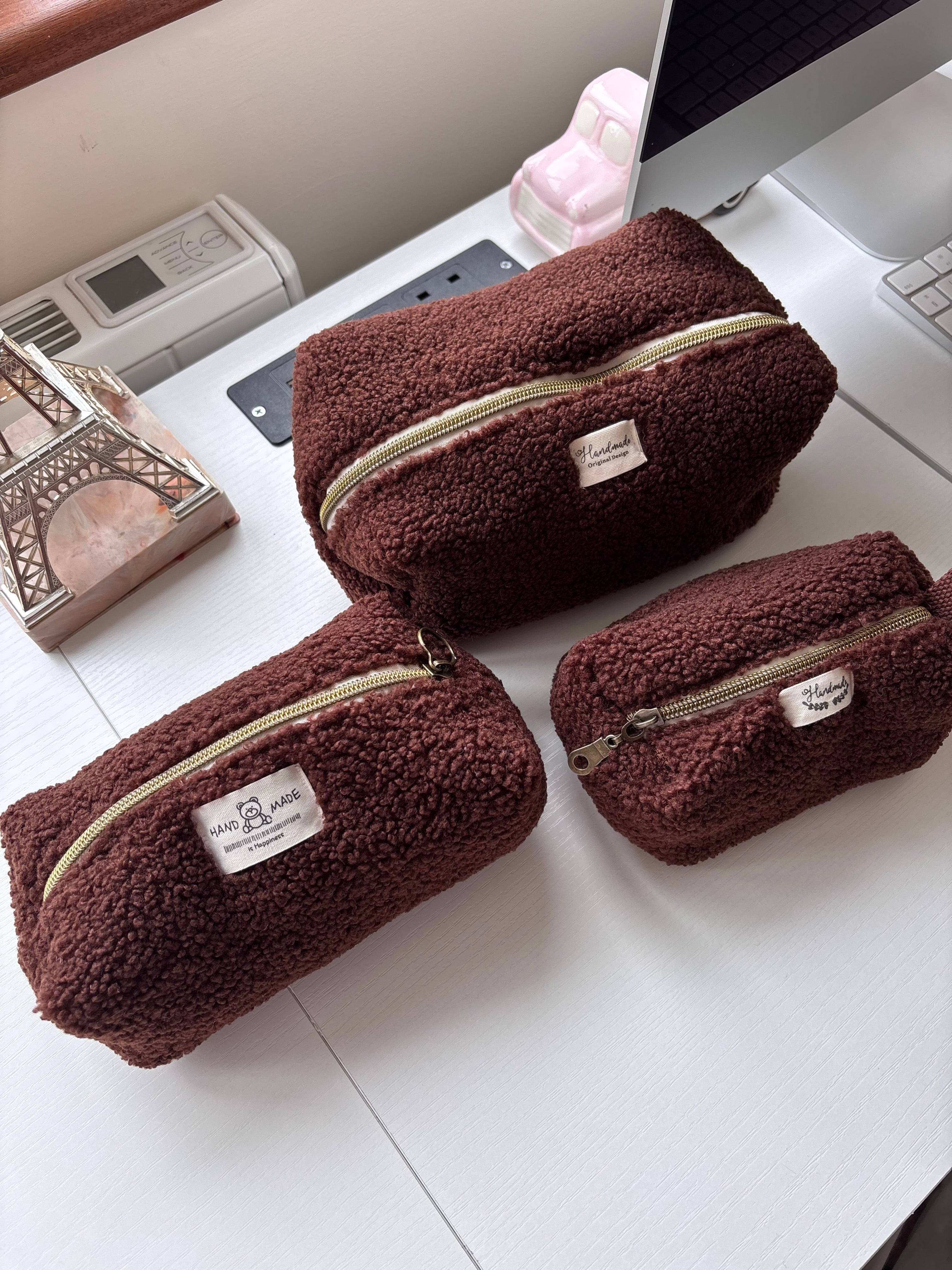 Teddy Cosmetic Pouch Set