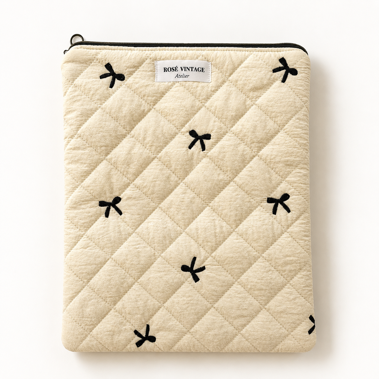 Quilted Bow Laptop Sleeve