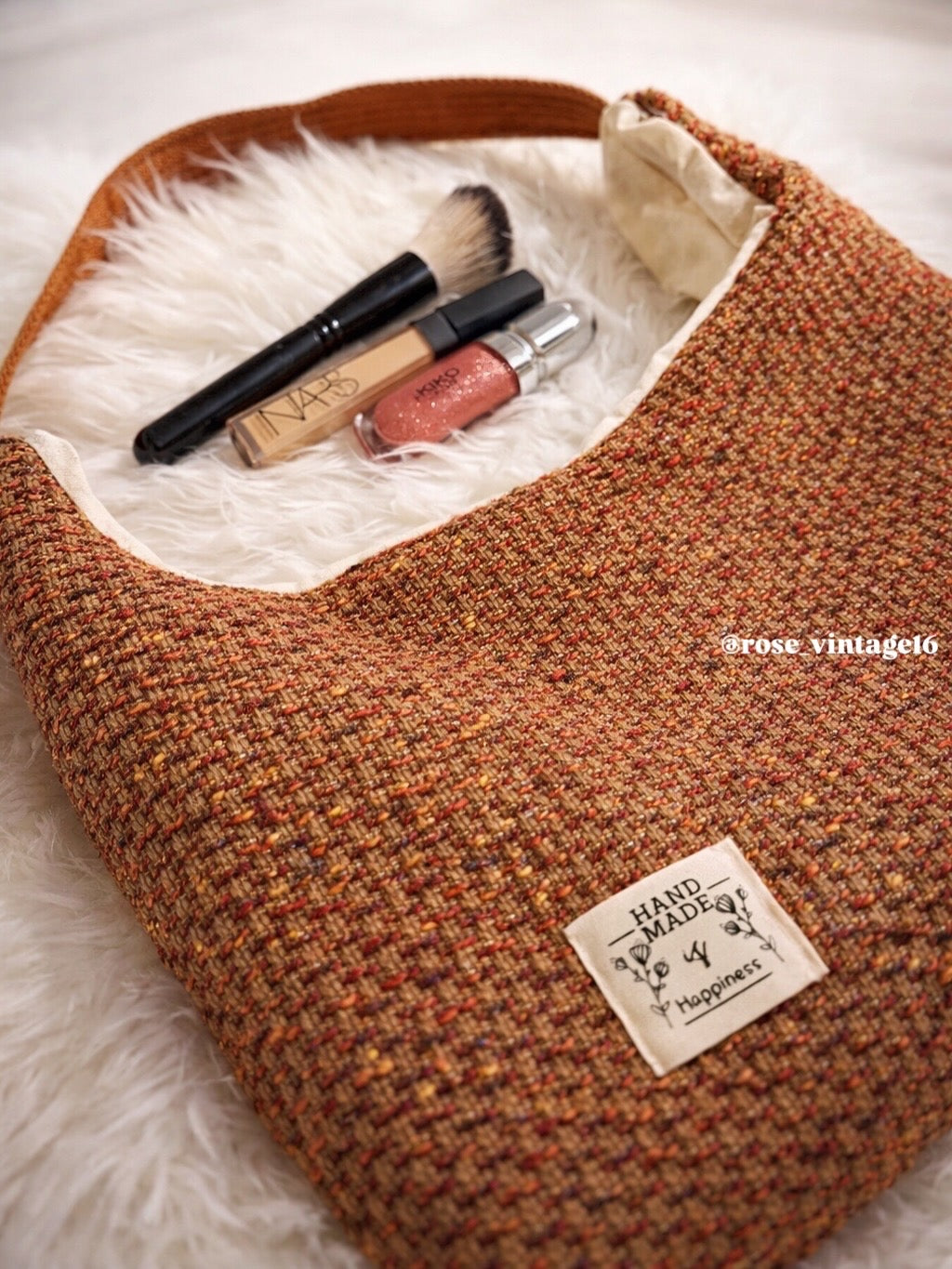 Handwoven Hobo Bag – Cozy Chic Edition
