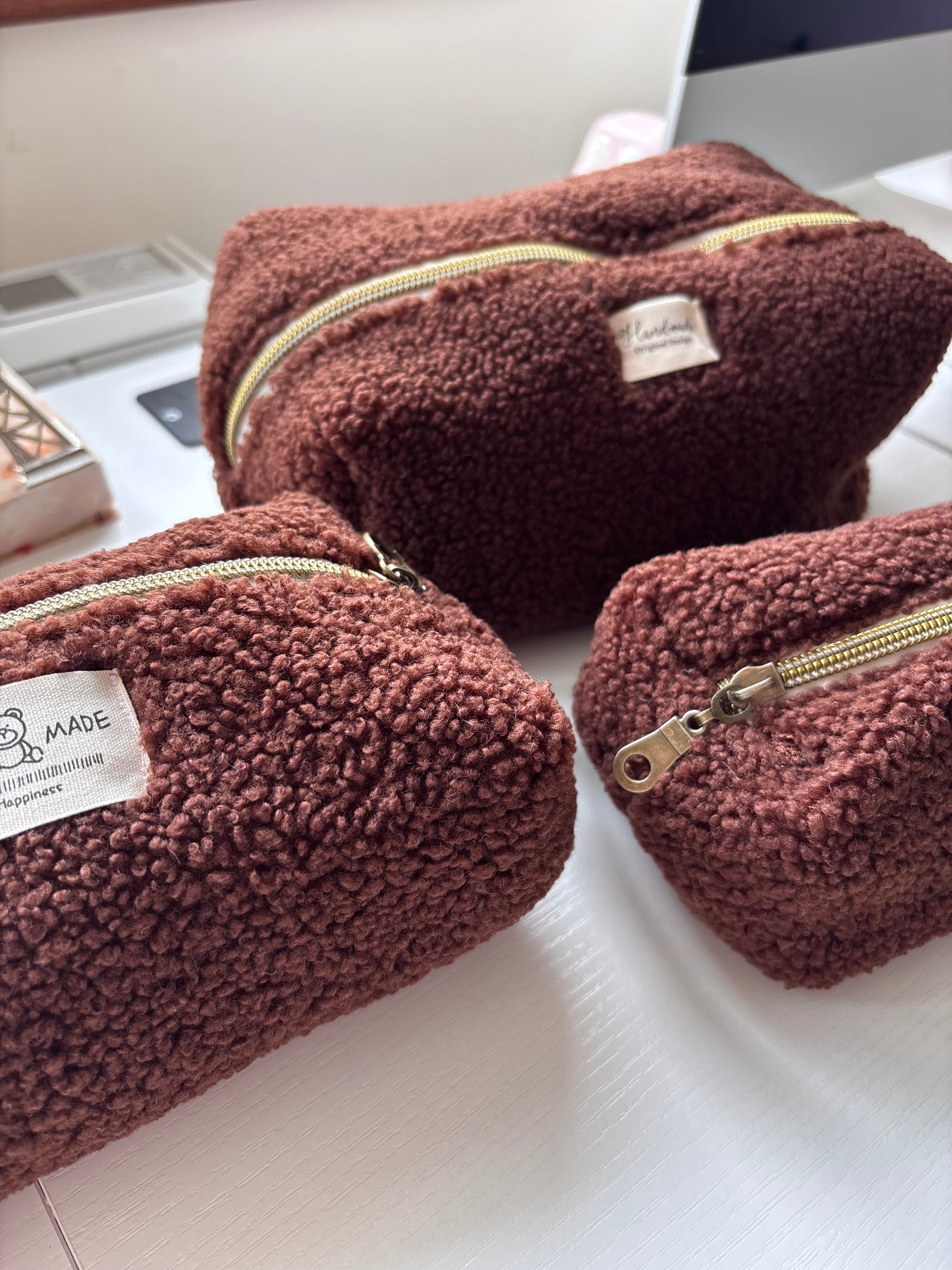 Teddy Cosmetic Pouch Set