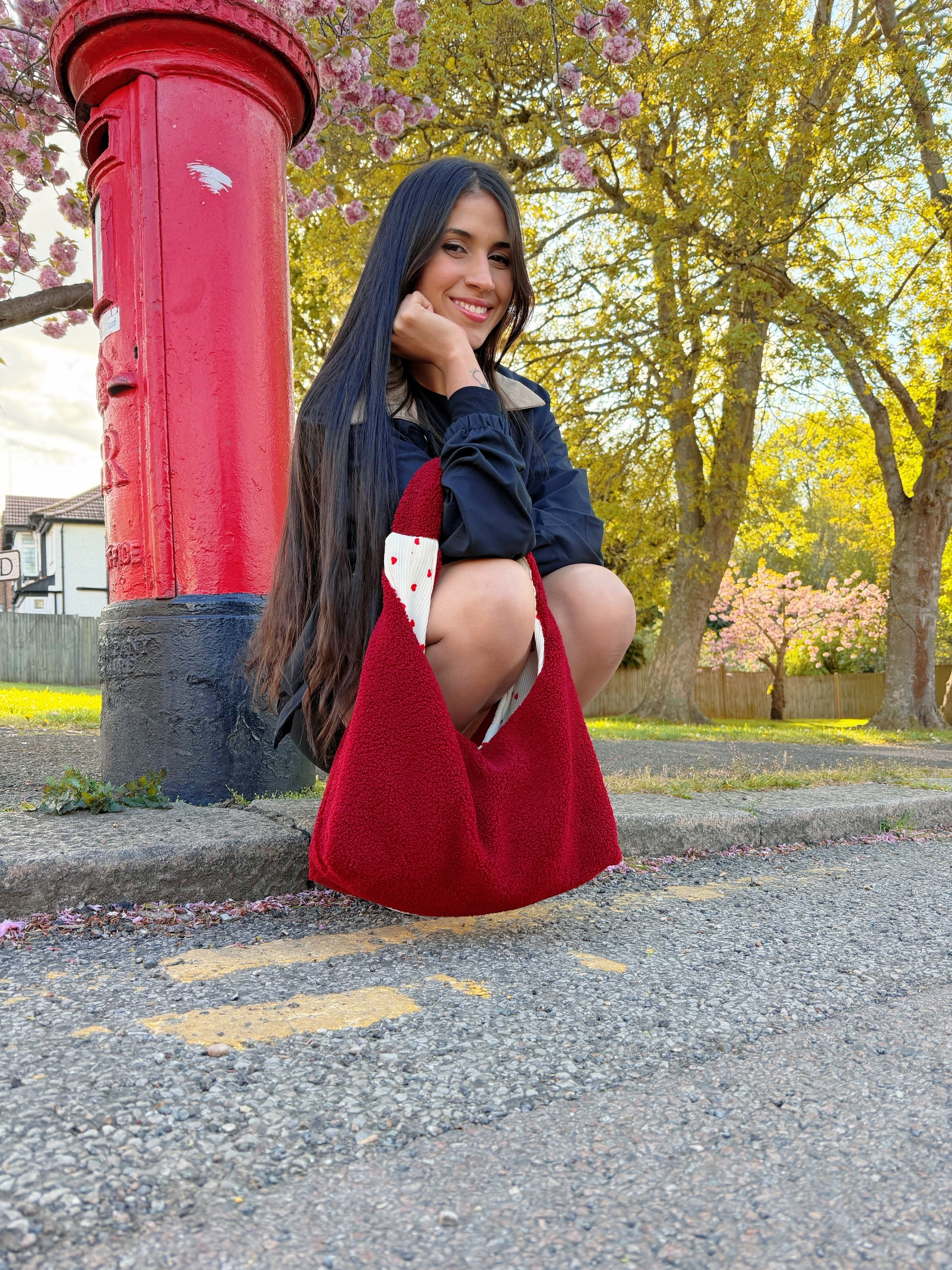 Heart Cozy Shoulder Bag