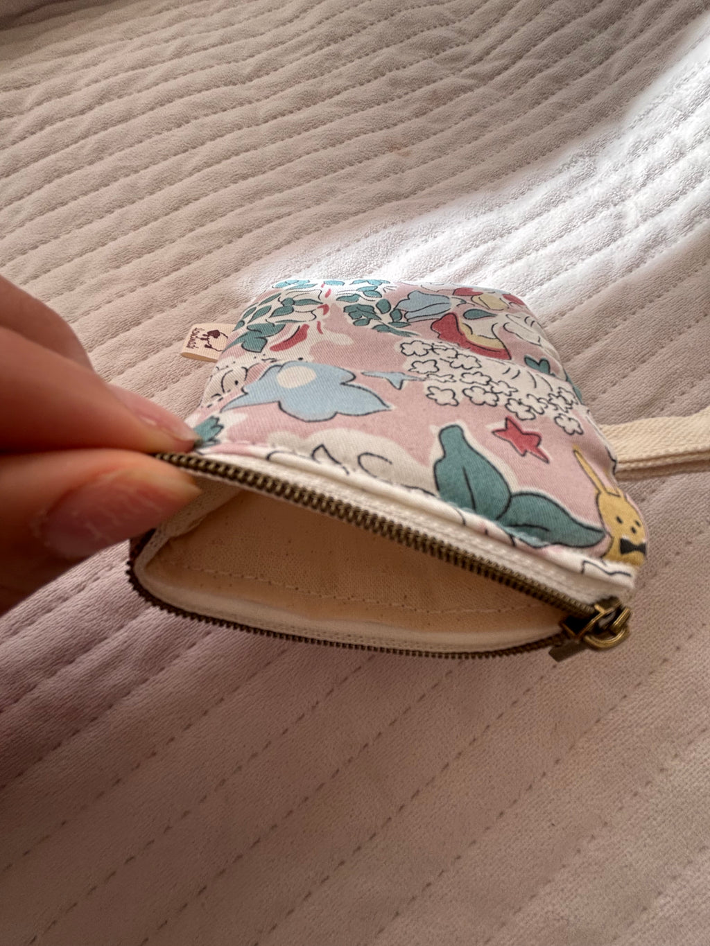 🌸 Floral Mini Zipper Pouch