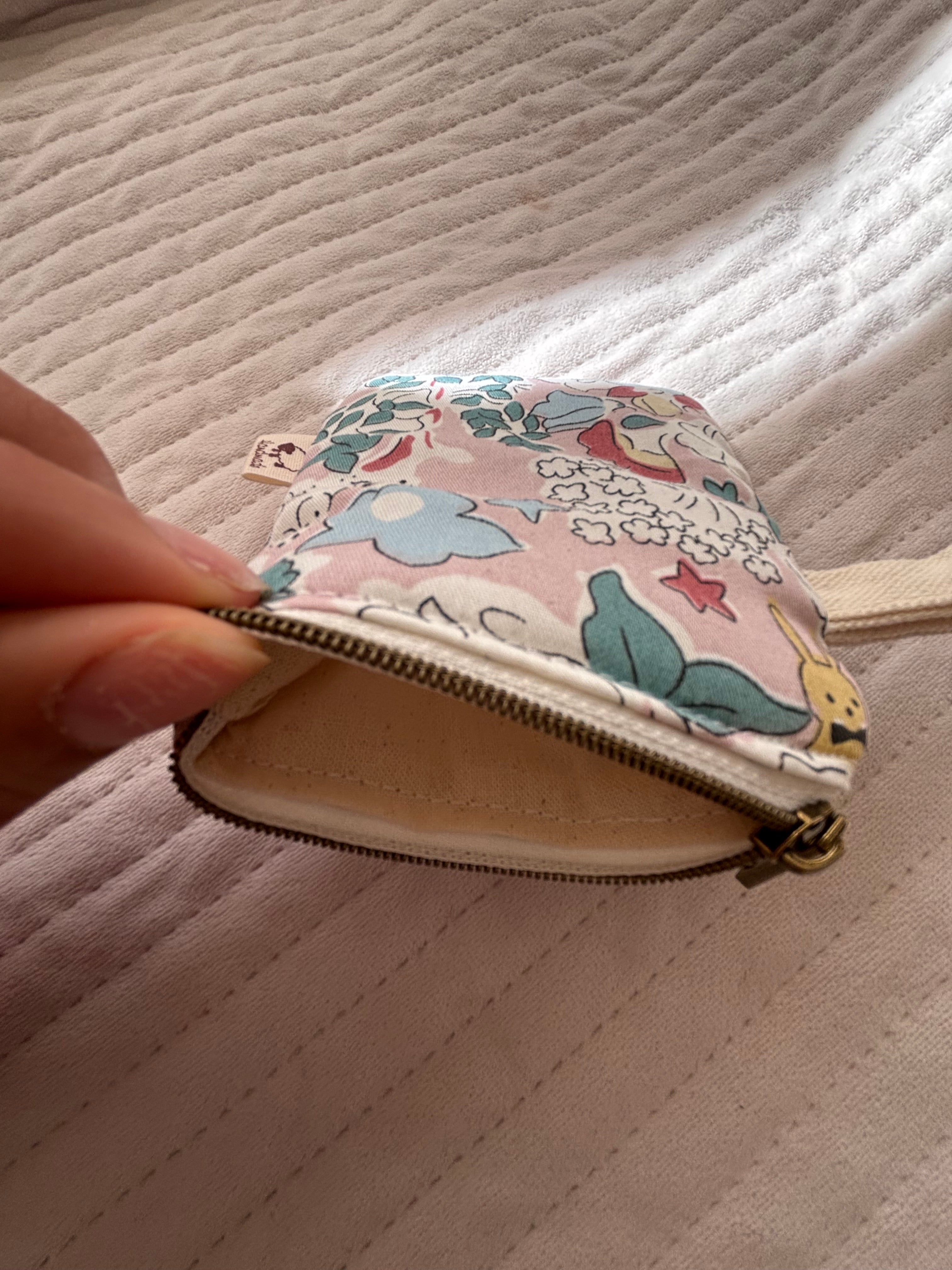 🌸 Floral Mini Zipper Pouch