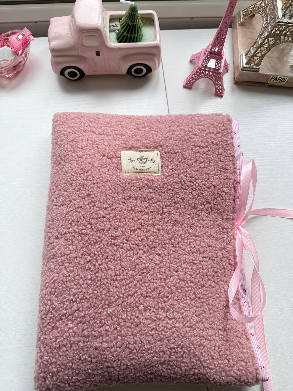 Tablet sleeves teddy pink 🤍