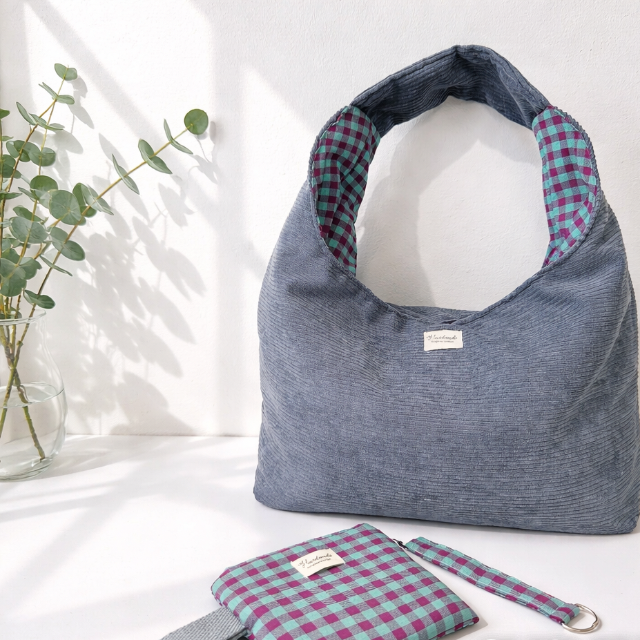Combo Grey Everyday Bag Set – Rosé Vintage Collection 💙