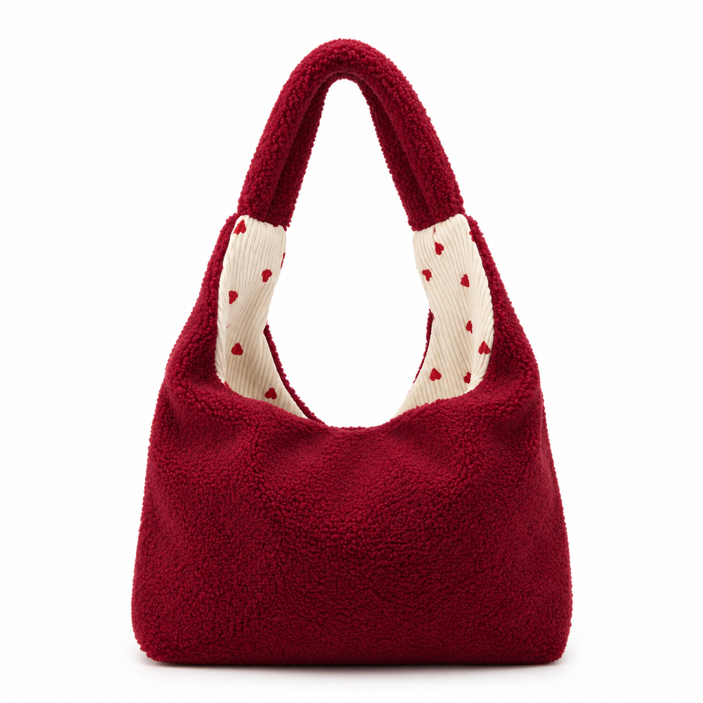 Heart Cozy Shoulder Bag