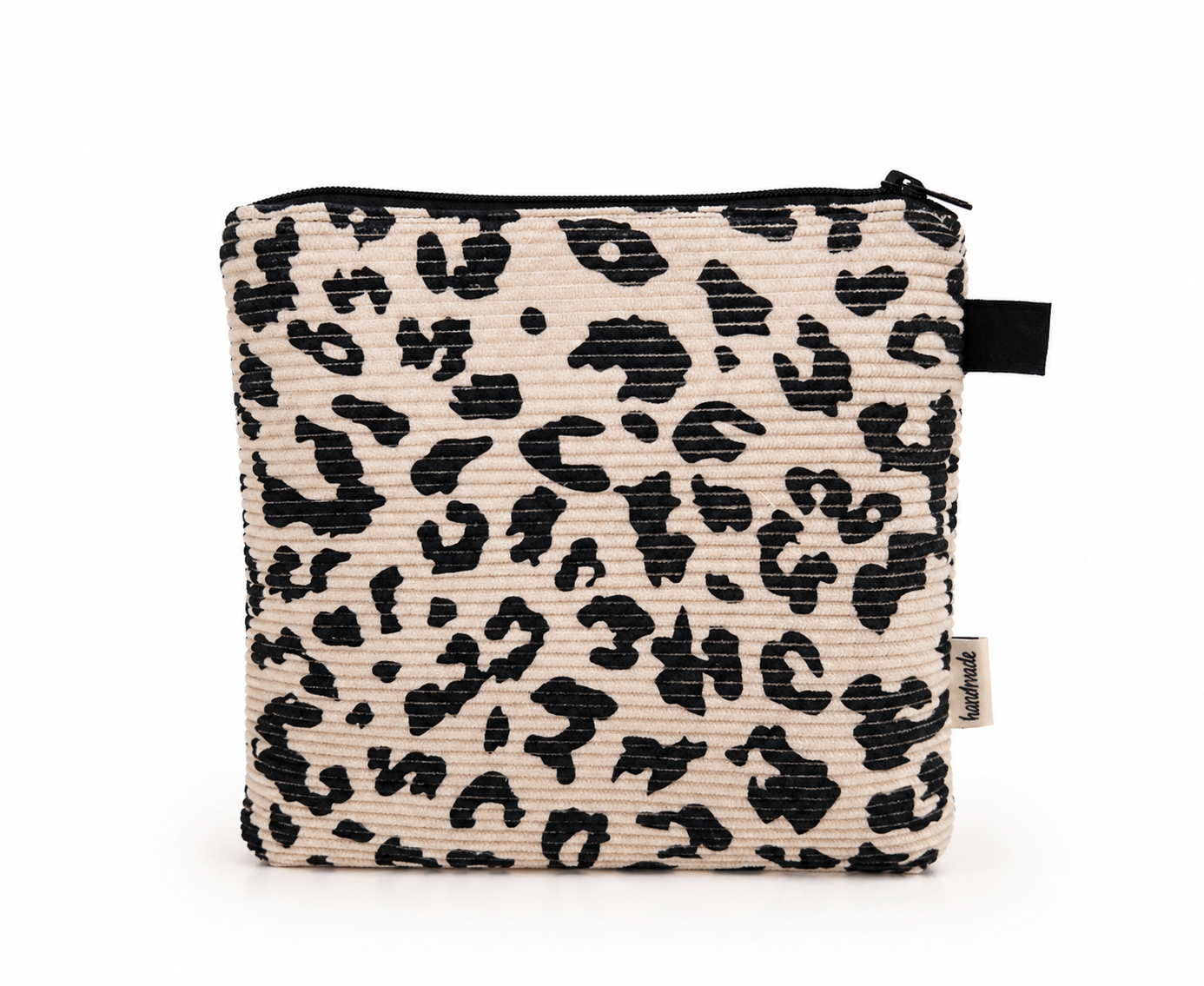 Animal print makeup bags
