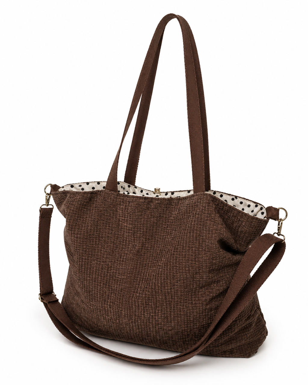 🤎 Chocolate Textured Tote — Effortless Everyday Style