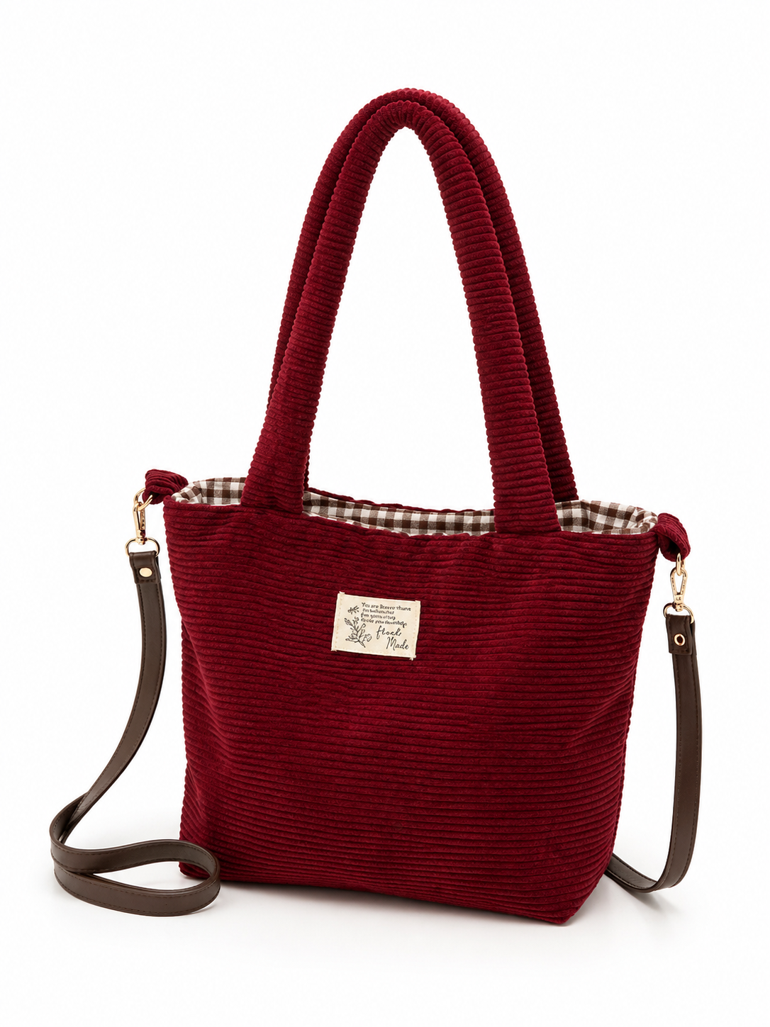 👜 Cord Tote Bag — Cozy Everyday Elegance