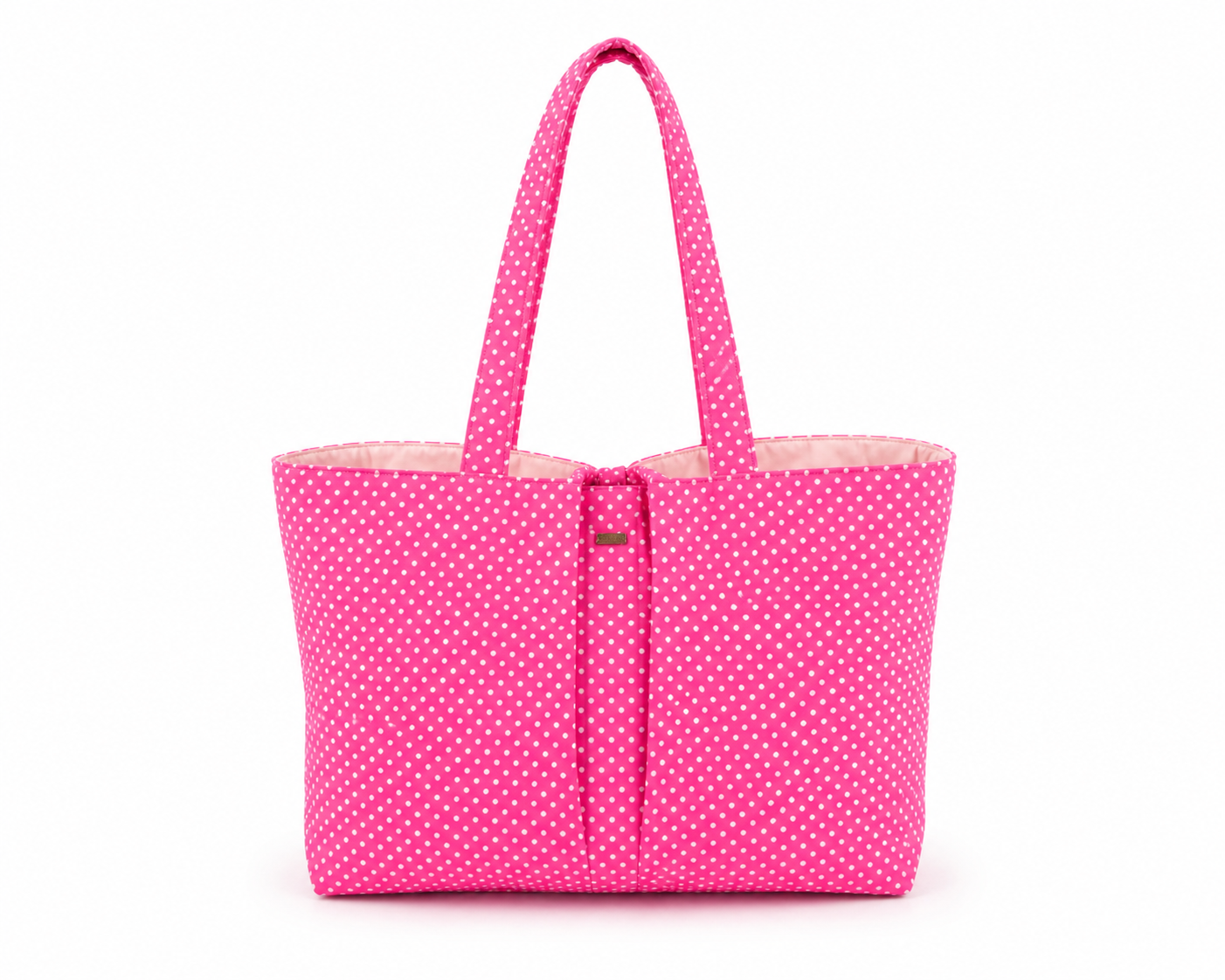💕 Pink Polka Tote — Bright & Playful Everyday Style