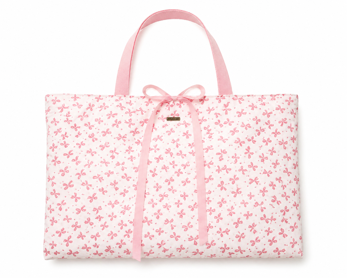 🎀 Pink Bow Tote — Soft Feminine Charm