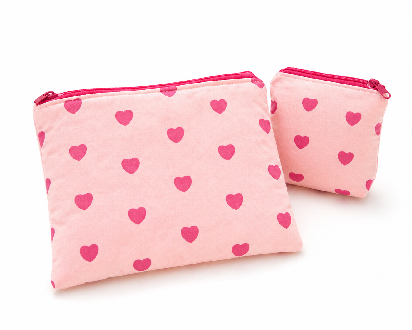 💗 Pink Heart Pouch — Cute & Feminine Essential