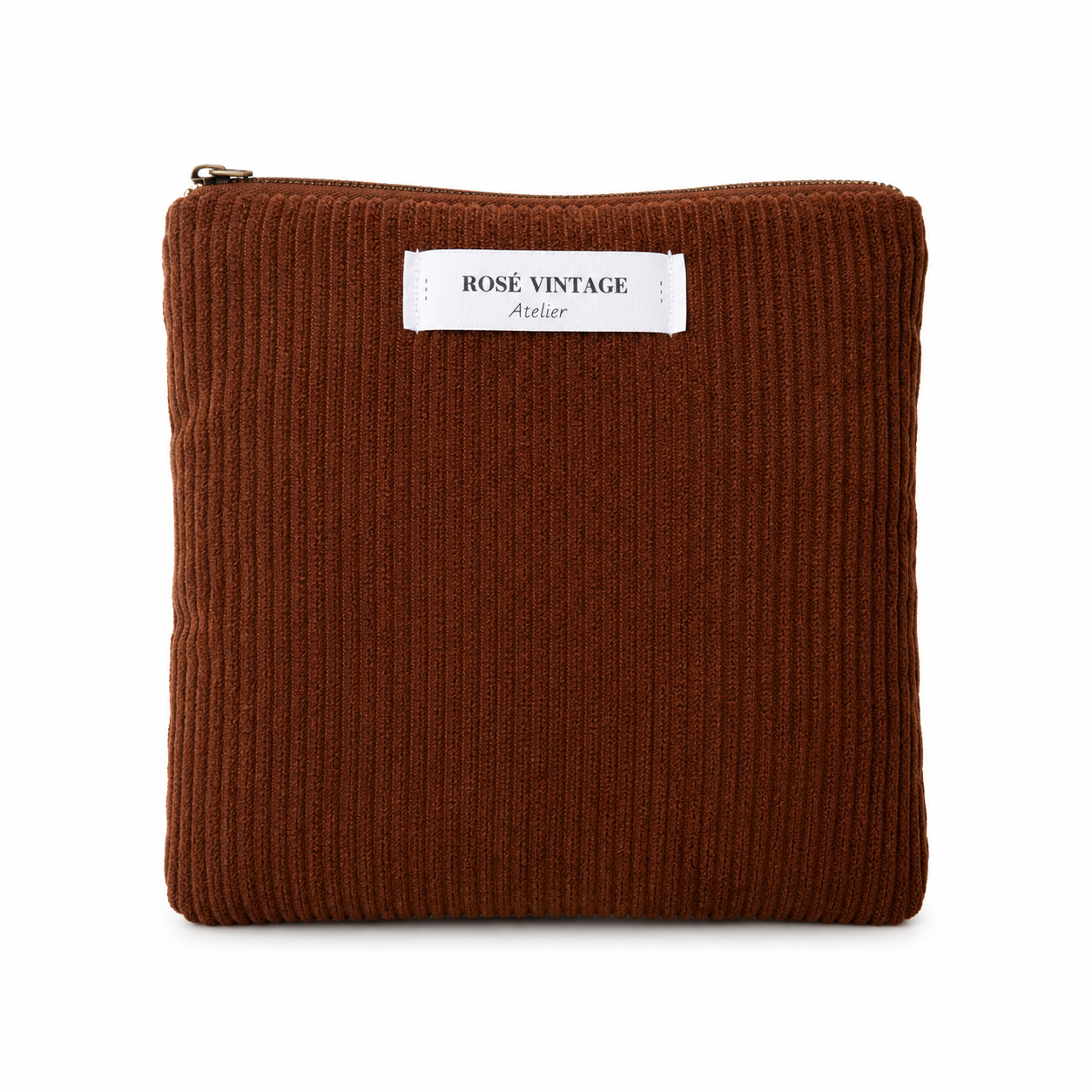 Corduroy Pouch – Brown