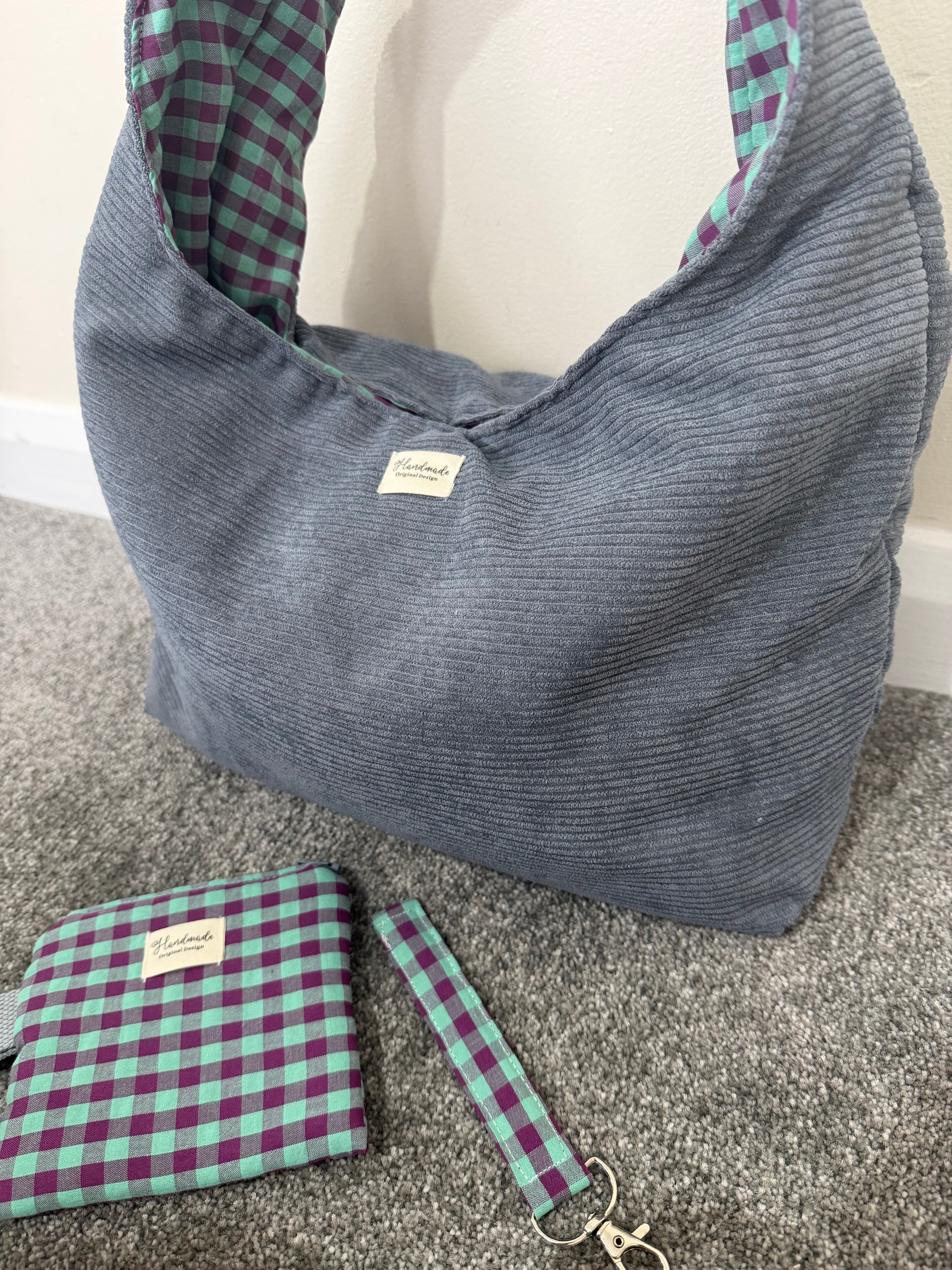 Combo Grey Everyday Bag Set – Rosé Vintage Collection 💙
